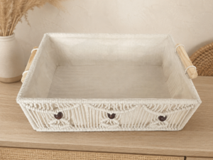 Handmade Macramé Atelier Basket