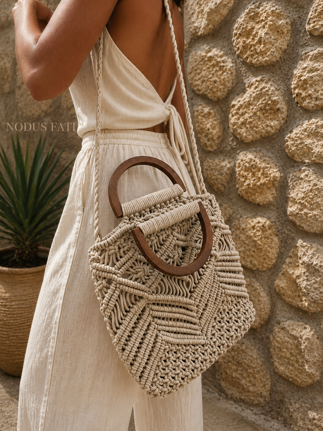 The Ethereal Knot Macramé Bag - Image 2