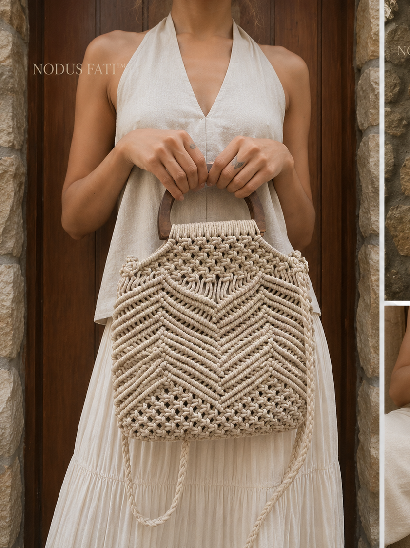 The Ethereal Knot Macramé Bag