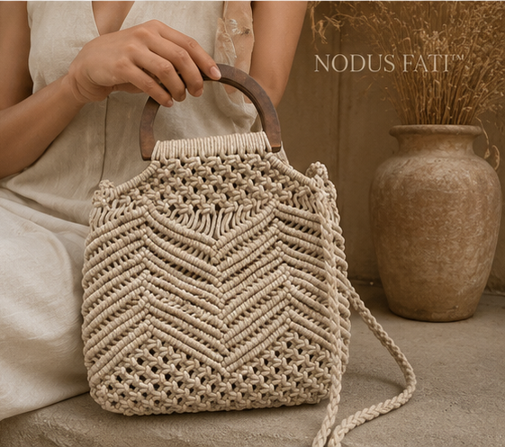 The Ethereal Knot Macramé Bag - Image 3