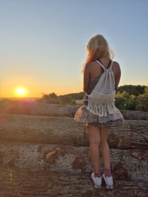 Boho Macramé Backpack